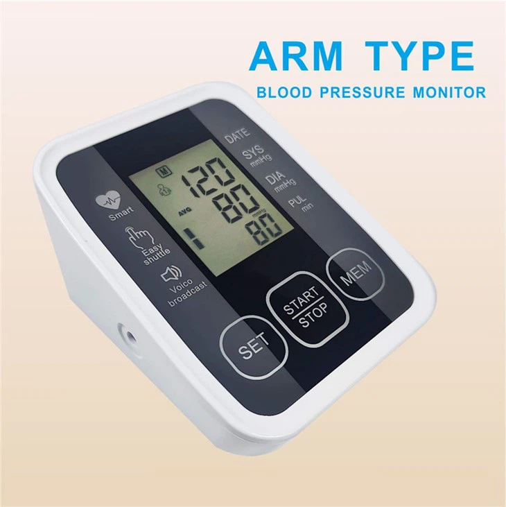 Blood Pressure Monitor With Heart Beat Pulse Meter